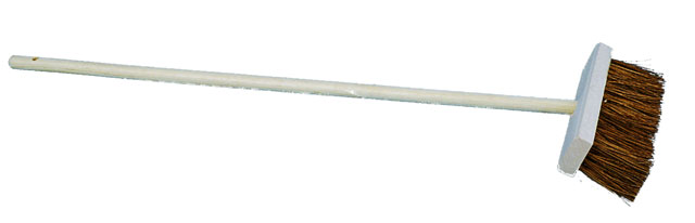  Wax-coated children brush bassina, length of a handle 70 cm